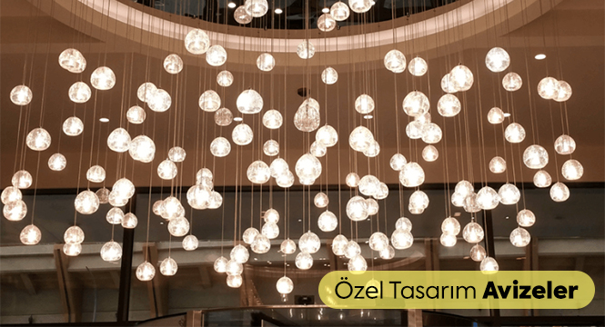 Proje Özel Tasarım Avize